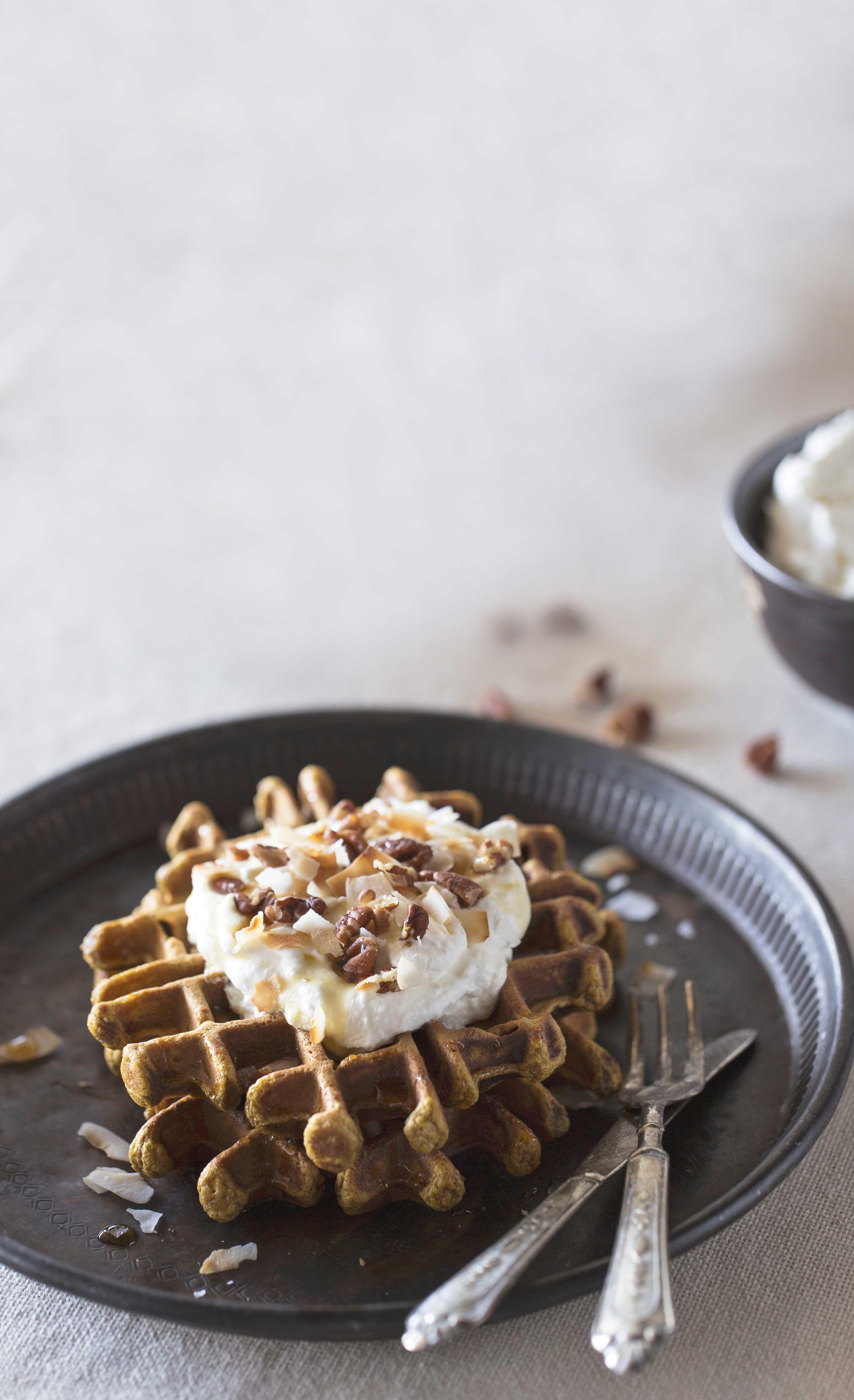 Pompoenwafels